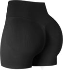 Women’s High Waisted Seamless Scrunch Butt Workout Shorts for Gym & Yoga